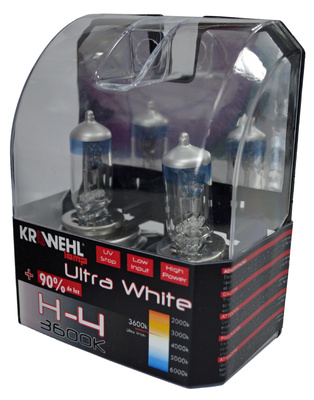 Estuche de Lámparas 2 x H-4 ULTRA WHITE + 90% LUZ 12V 60/55W - ACCESORIOS,  Iluminación, Bombillas - SPORT TUNING SHOP